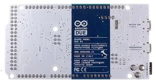 Arduino Due bottom view